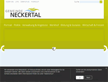 Tablet Screenshot of neckertal.ch